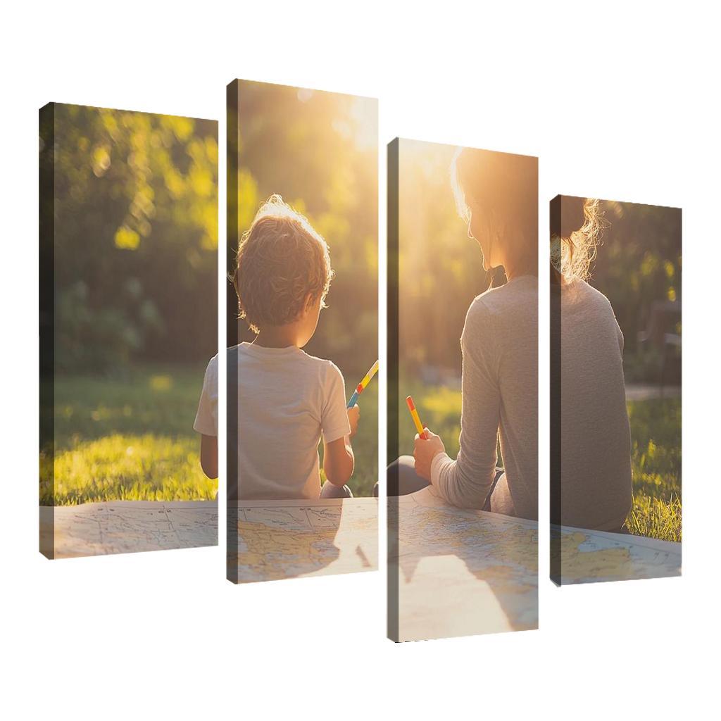 The Map Of Memories Navigating A Mothers Love One-piece Frames