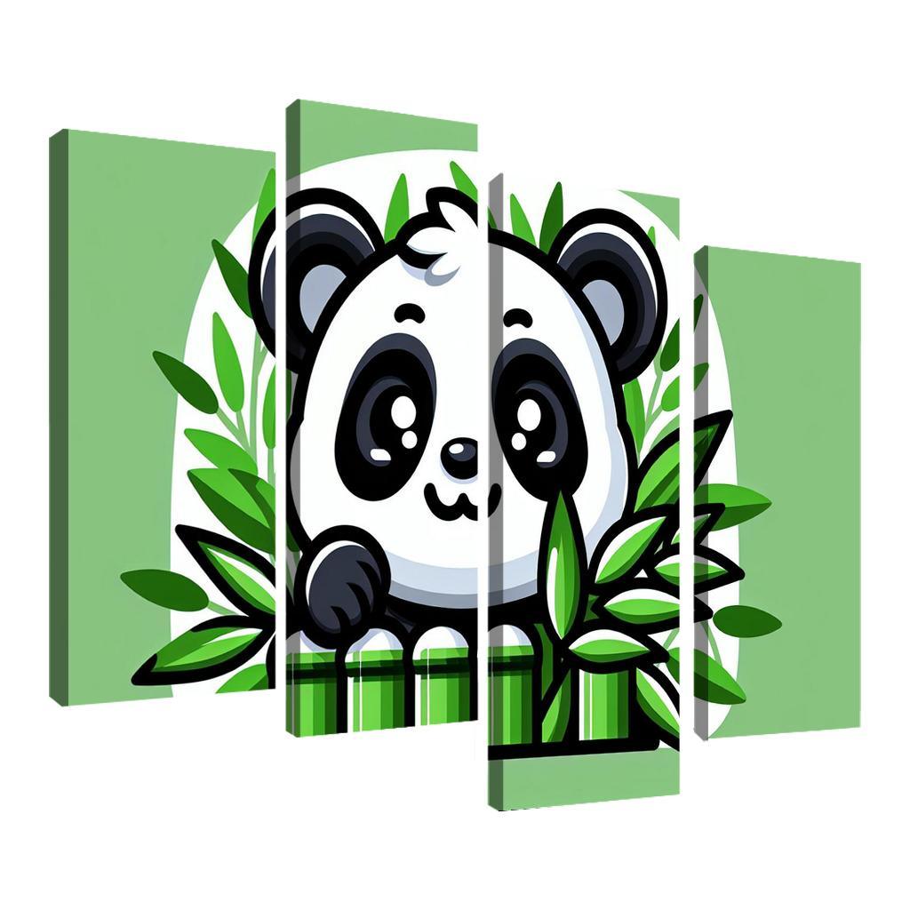 Exploring Panda Modern Paintings Frame
