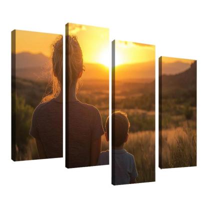 Her Silent Strength A Mothers Resilience Canvas Paintings Frame