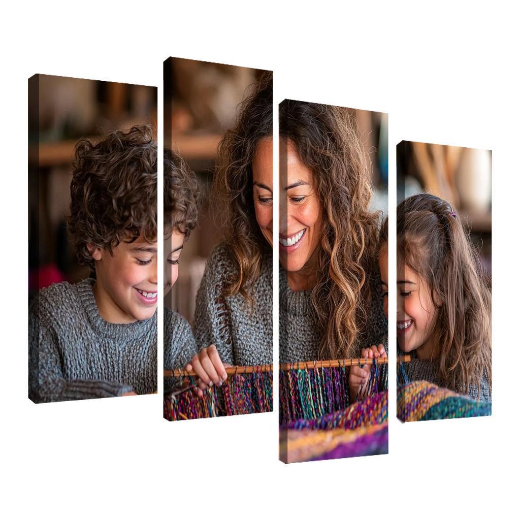 Woven With Love A Mothers Heartfelt Story Canvas Paintings Frame