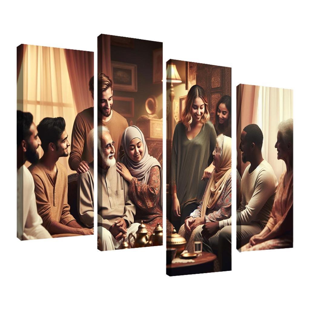 Elders Of Wisdom Respecting Our Aging Population Custom Paintings Frame