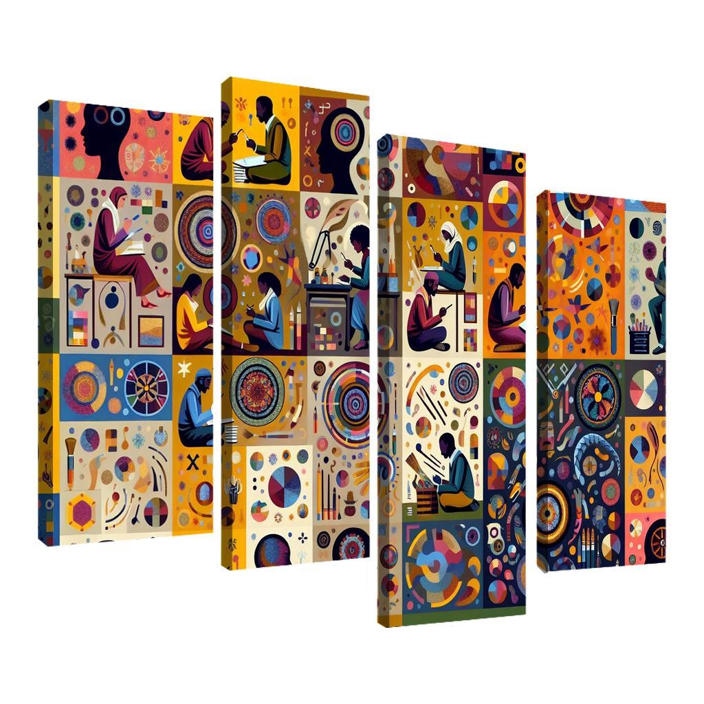 Resilience And Recovery Healing Through Art Multi-panel Paintings