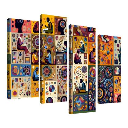 Resilience And Recovery Healing Through Art Multi-panel Paintings