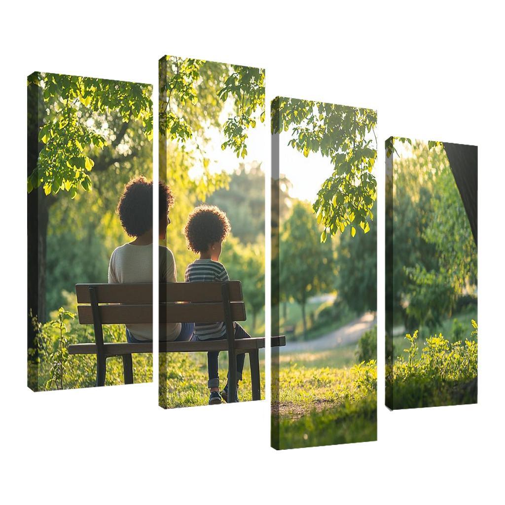 Embracing Change A Mothers Strength In Transition Canvas Paintings Frame