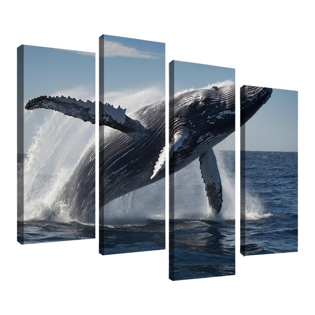 The Graceful Humpback Whale Song Of The Sea Premium Artwork Frames