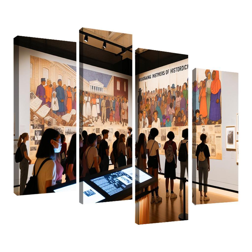 Shadows Of The Past Art On Historical Injustice Framed Paintings