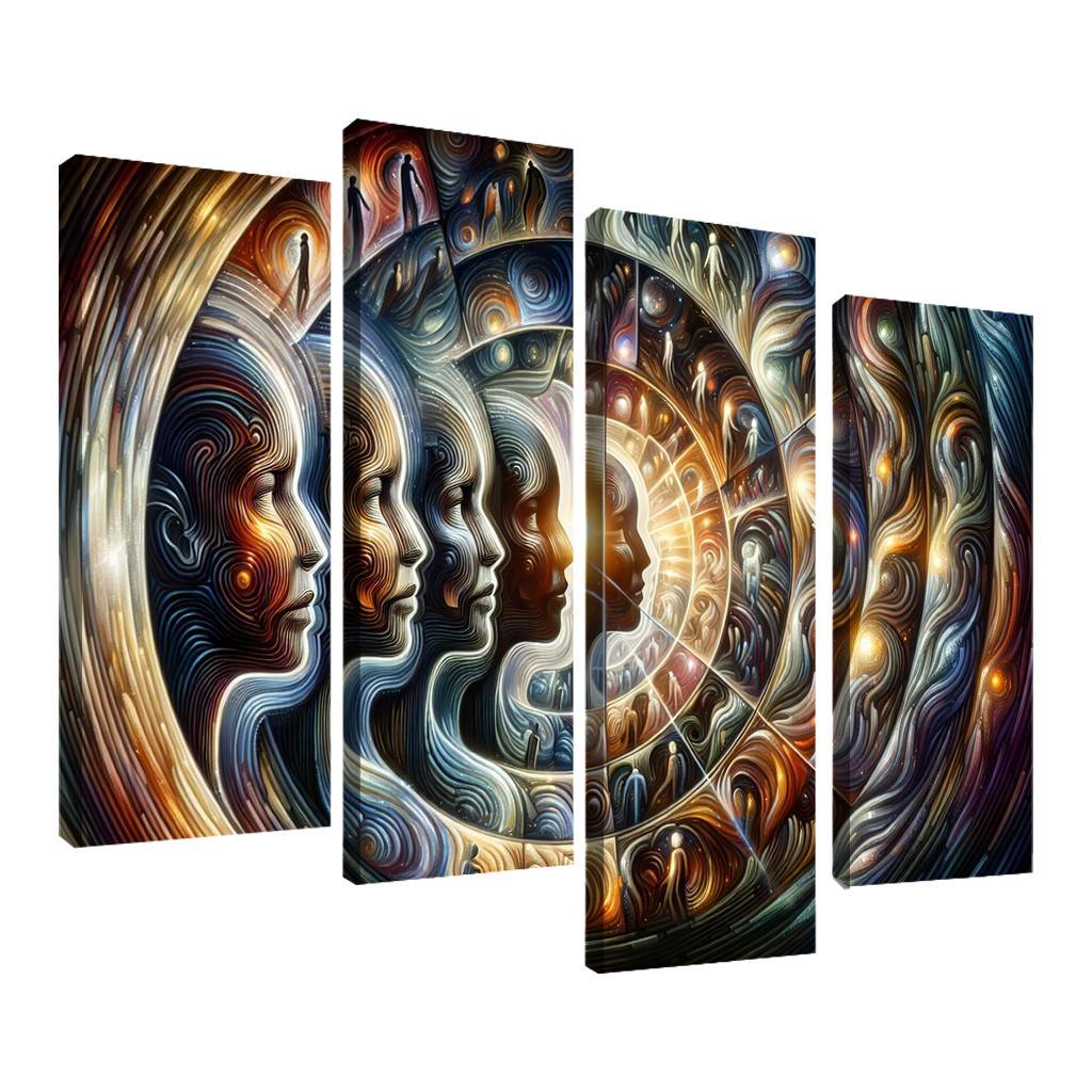 Infinite Echoes Of Self Premium Artwork Frames