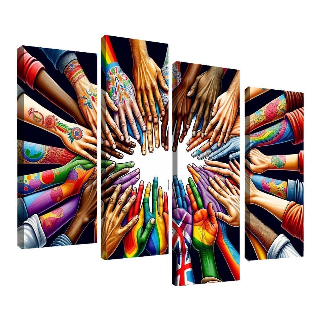 Art For Peace A Global Call To Action Custom Paintings Frame