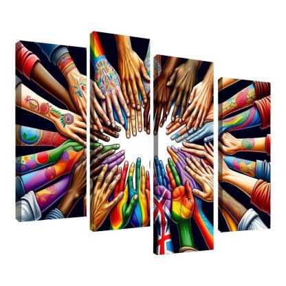 Art For Peace A Global Call To Action Custom Paintings Frame