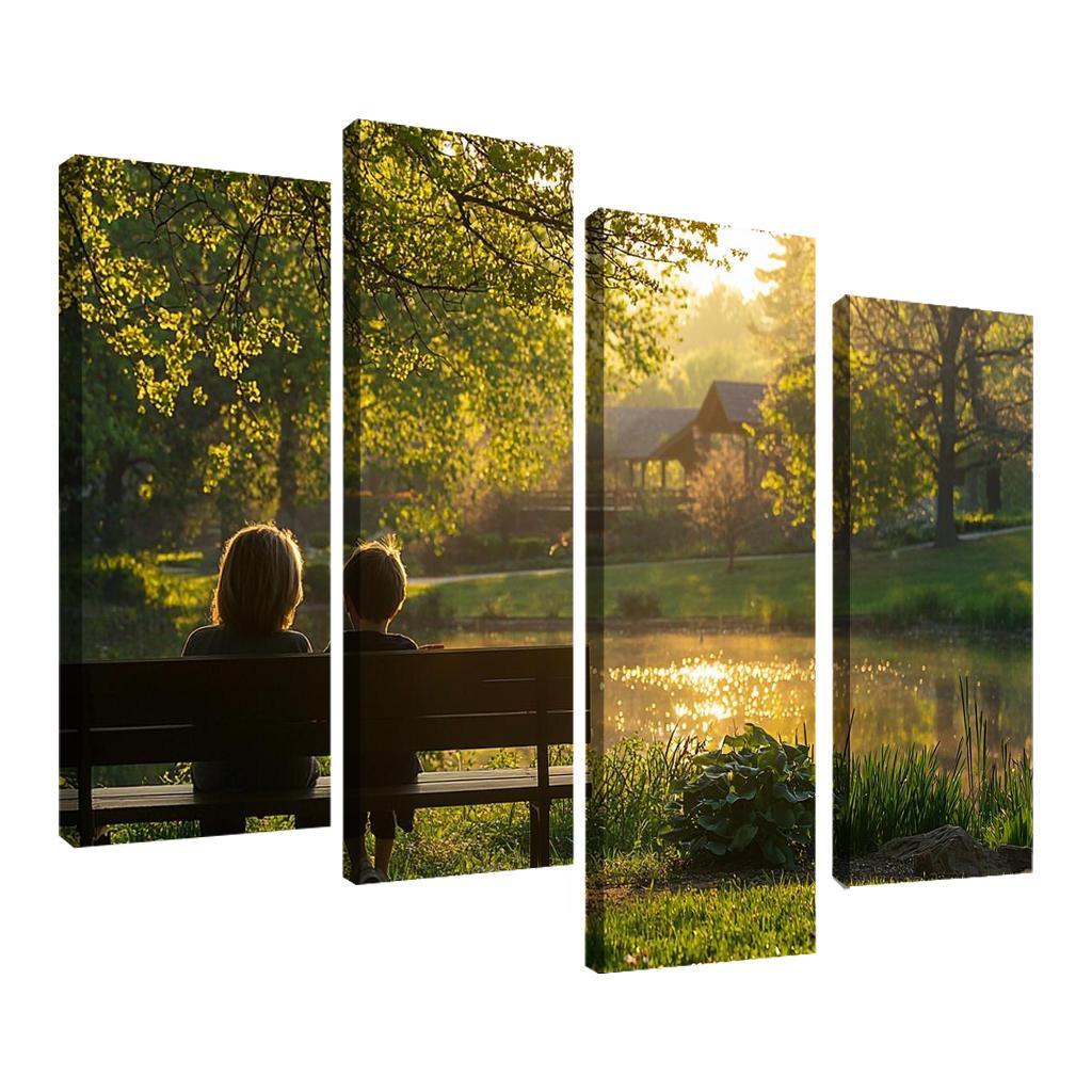 Moments Of Reflection A Mothers Wisdom Canvas Paintings Frame