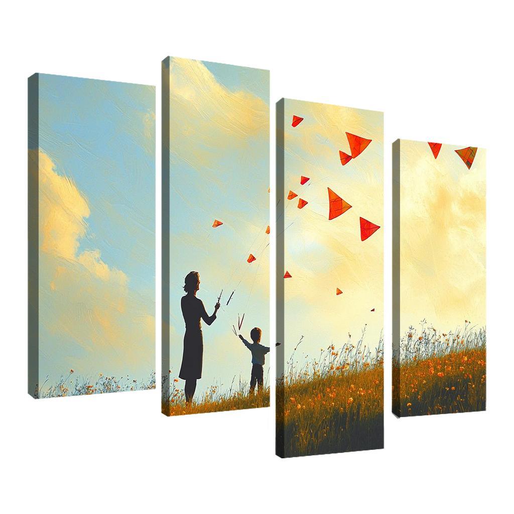 Wings Of Encouragement A Mothers Support Canvas Paintings Frame