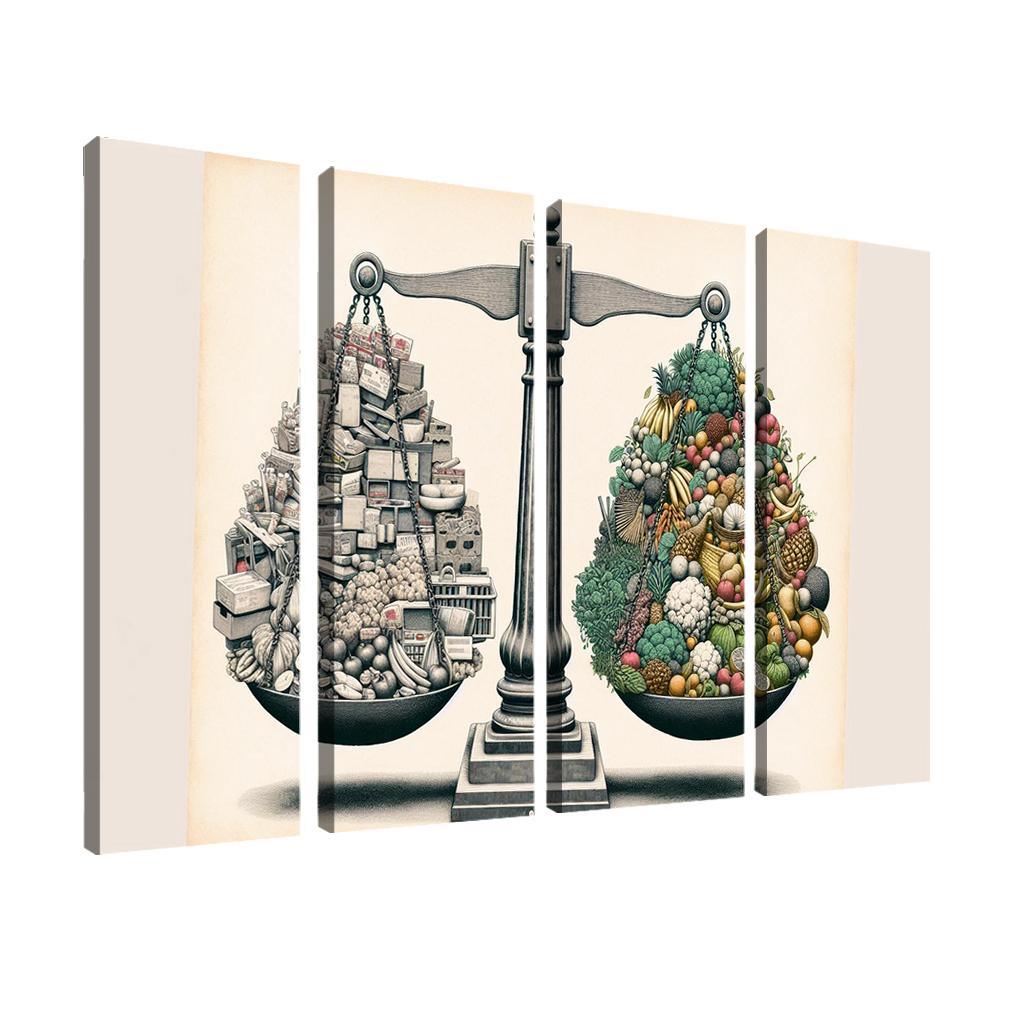 The Price Of Progress The Cost Of Consumerism Custom Paintings Frame