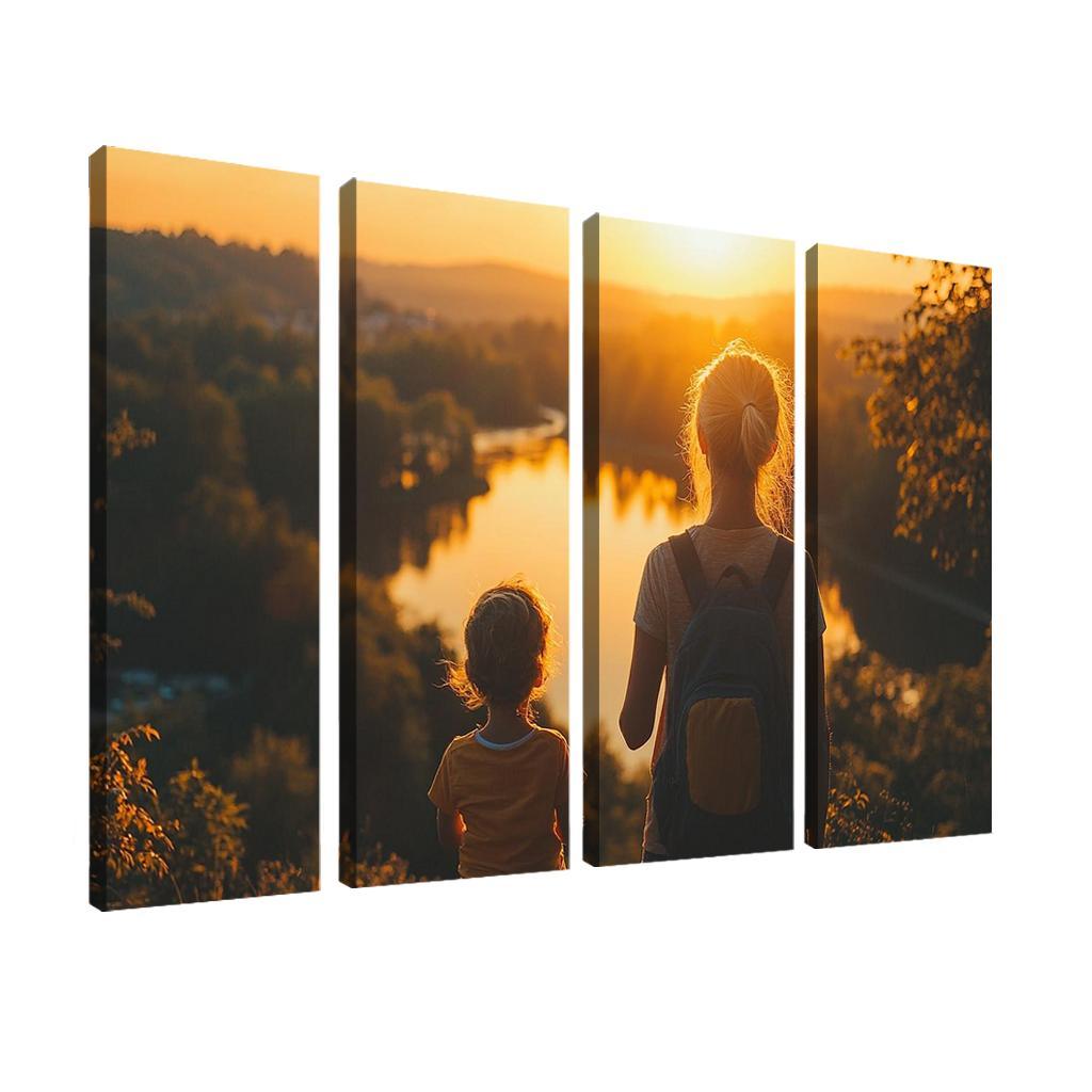 Her Unwavering Spirit A Mothers Strength Canvas Paintings Frame