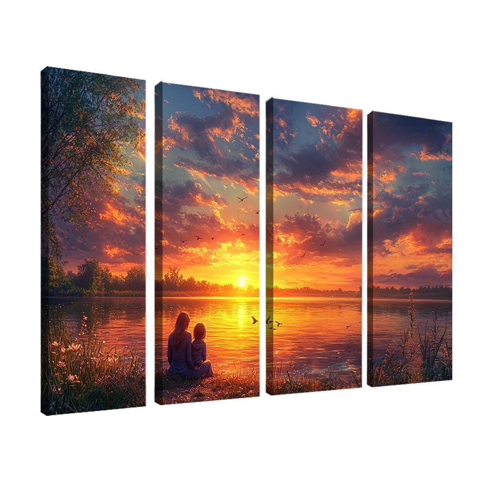 Sunsets And Sunrises Cycles Of Love Custom Paintings Frame