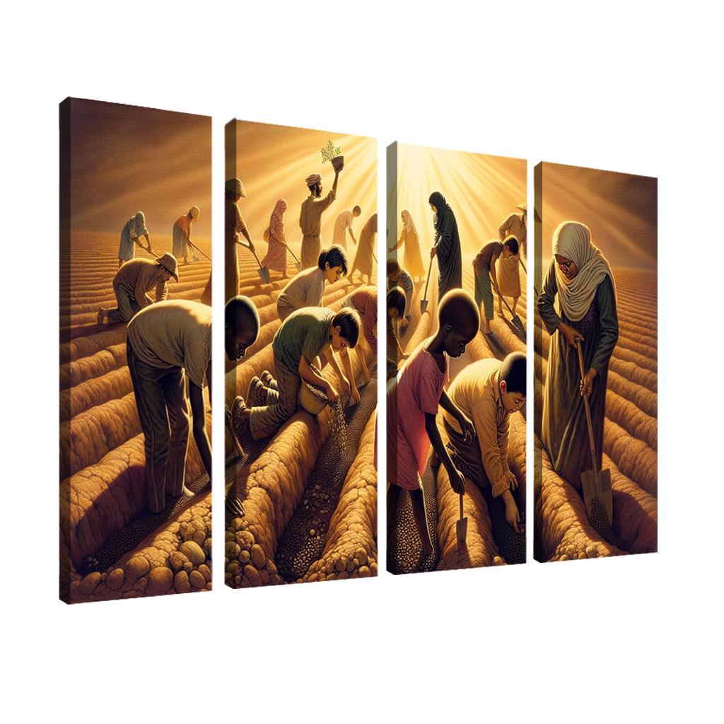 Future Generations The Legacy Of Our Choices Custom Paintings Frame