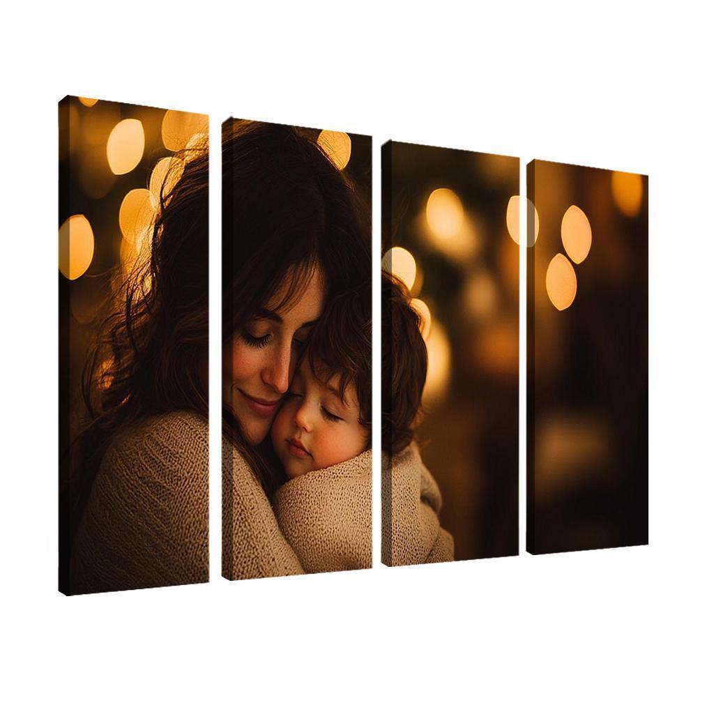 A Mothers Embrace The Comfort Of Love Canvas Paintings Frame