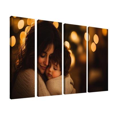 A Mothers Embrace The Comfort Of Love Canvas Paintings Frame