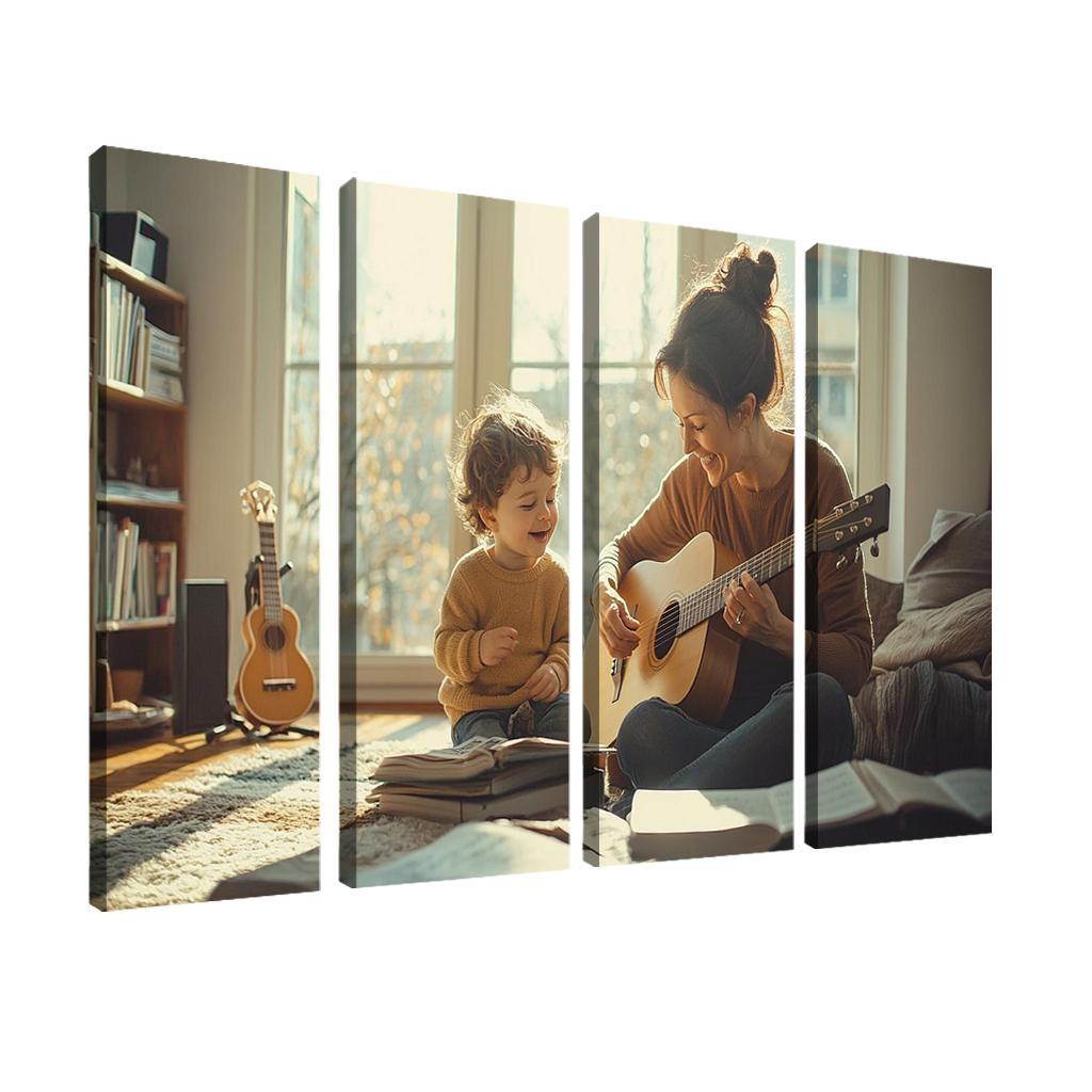 Heartstrings The Music Of Love Custom Paintings Frame