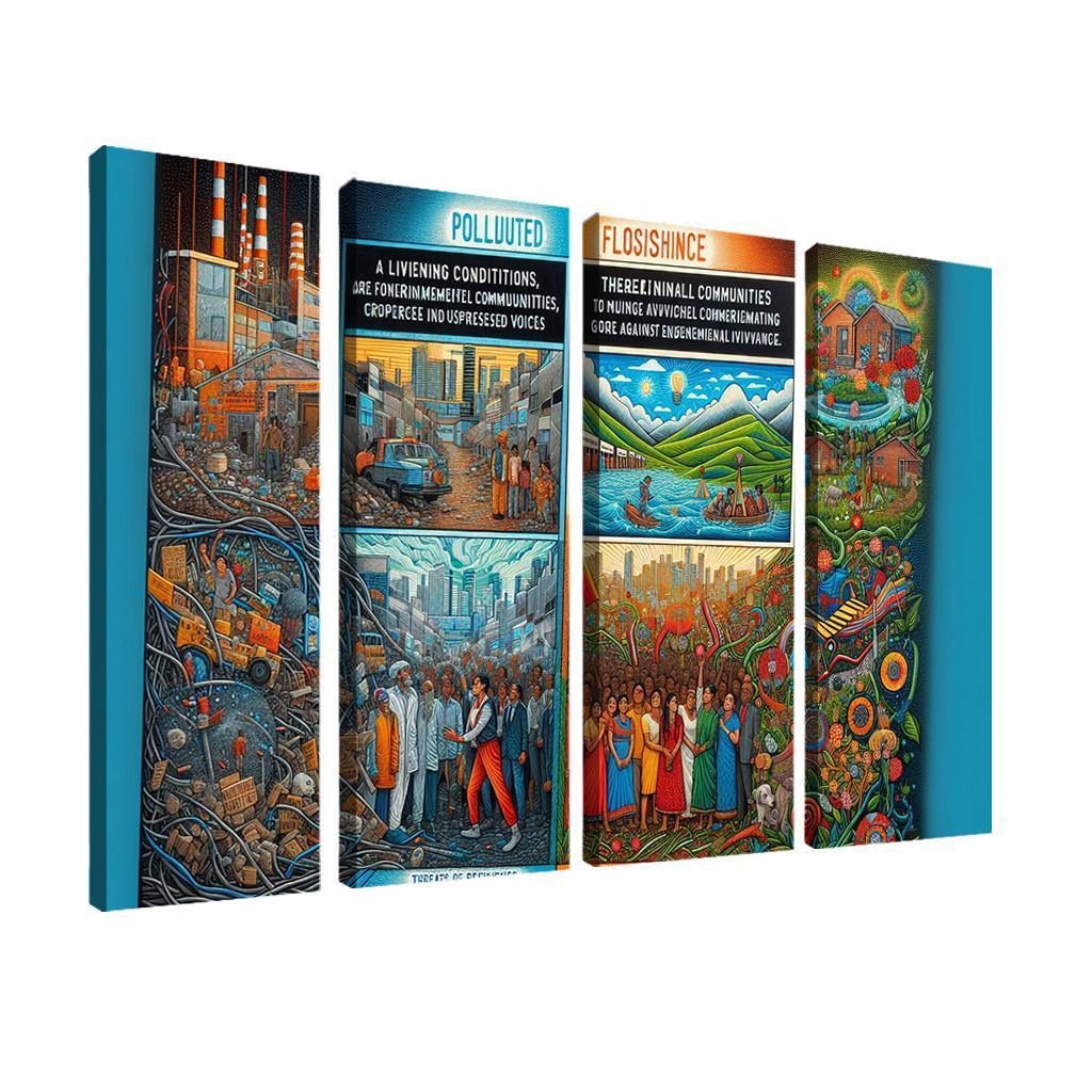 Healing Our Planet A Call For Environmental Justice Multi-panel Paintings