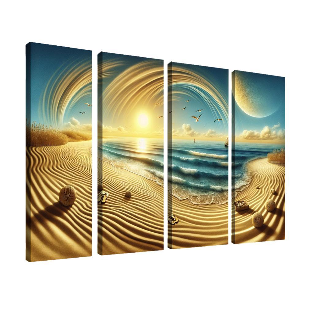 Serenity Sands Beach Premium Artwork Frames