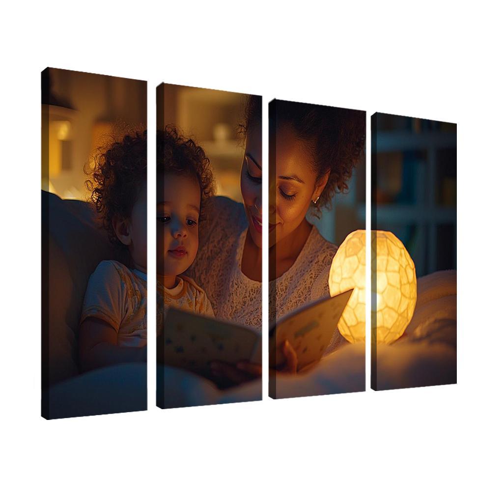 Guardian Angels A Mothers Everlasting Watch Canvas Paintings Frame