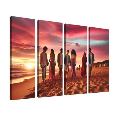 Sunset Shores A Romantic Haven Custom Paintings Frame
