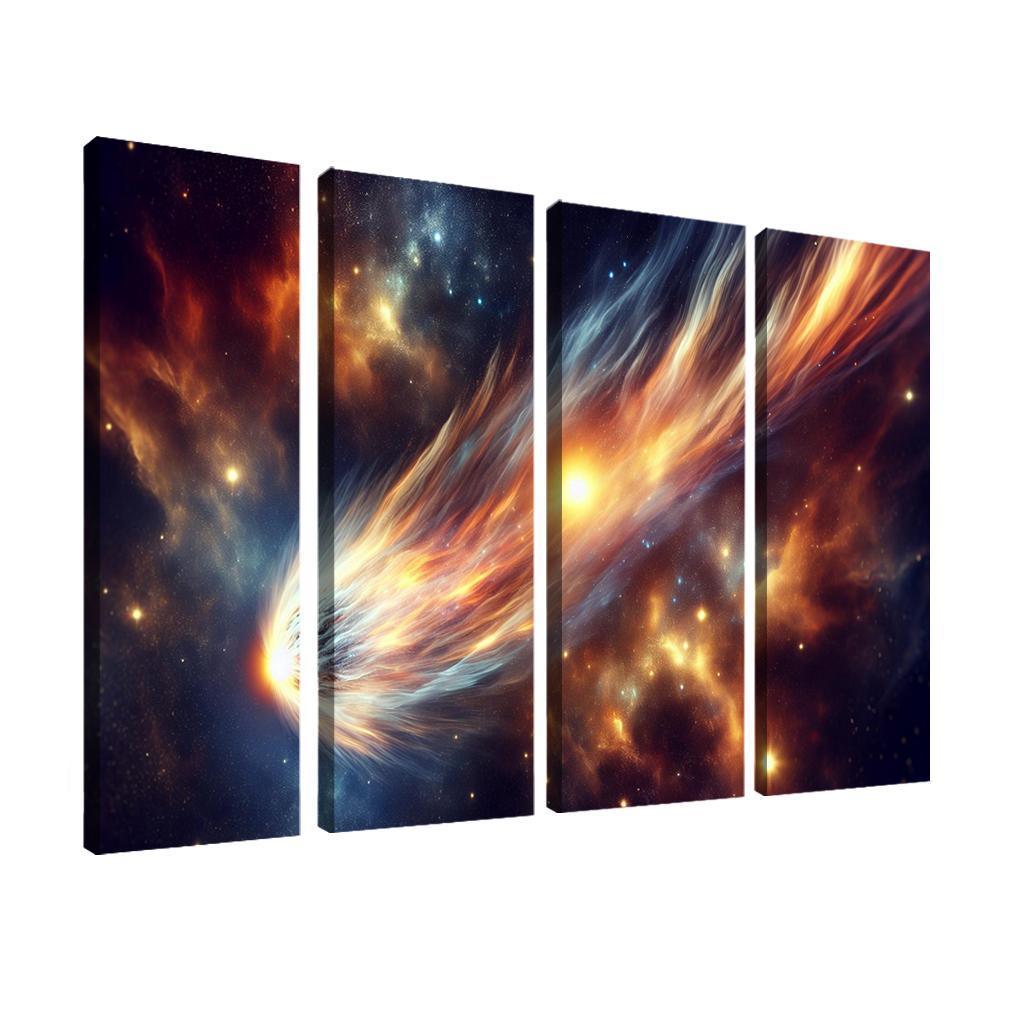 The Allure Of Comets And Their Trails Abstract Paintings Frame