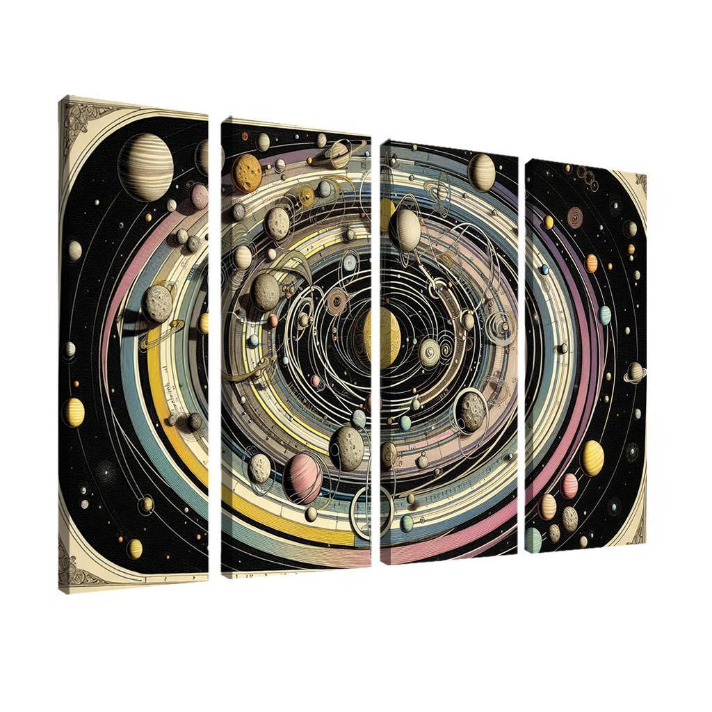 The Harmony Of Celestial Mechanics Abstract Paintings Frame