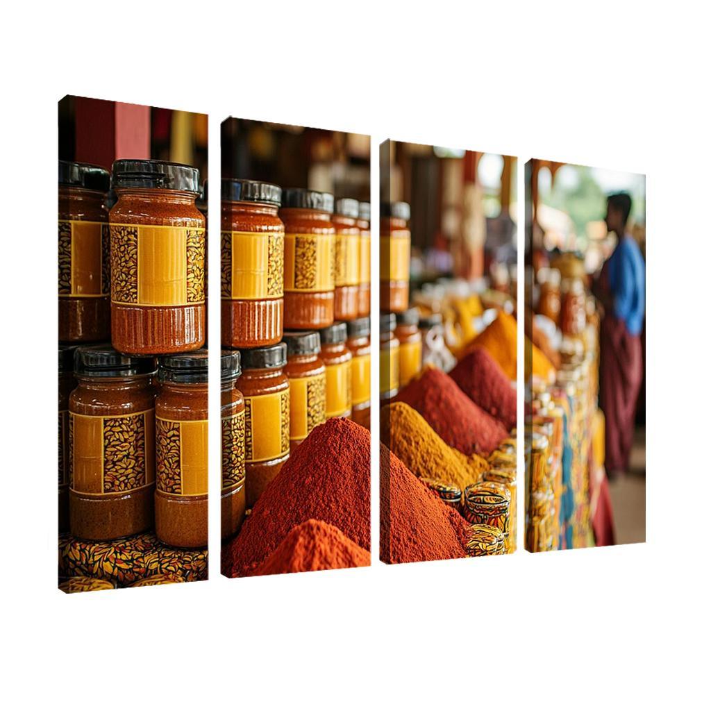 The Spice Market Abstract Paintings Frame