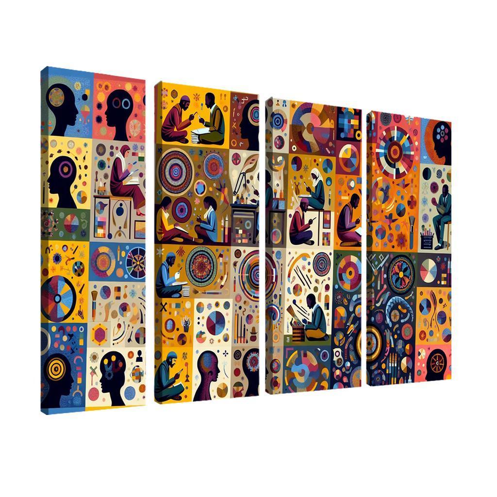 Resilience And Recovery Healing Through Art Multi-panel Paintings