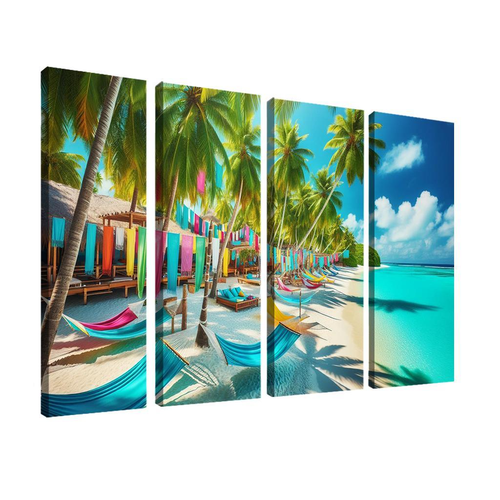 Tropical Escape Beach Premium Artwork Frames