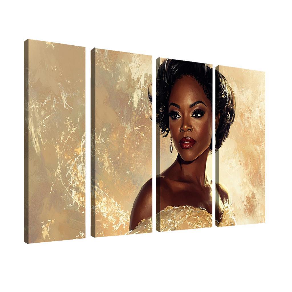 Viola Davis The Powerhouse Of Emotional Depth Framed Paintings