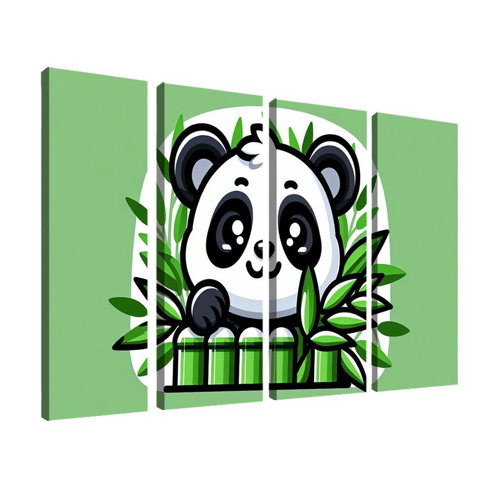 Exploring Panda Modern Paintings Frame
