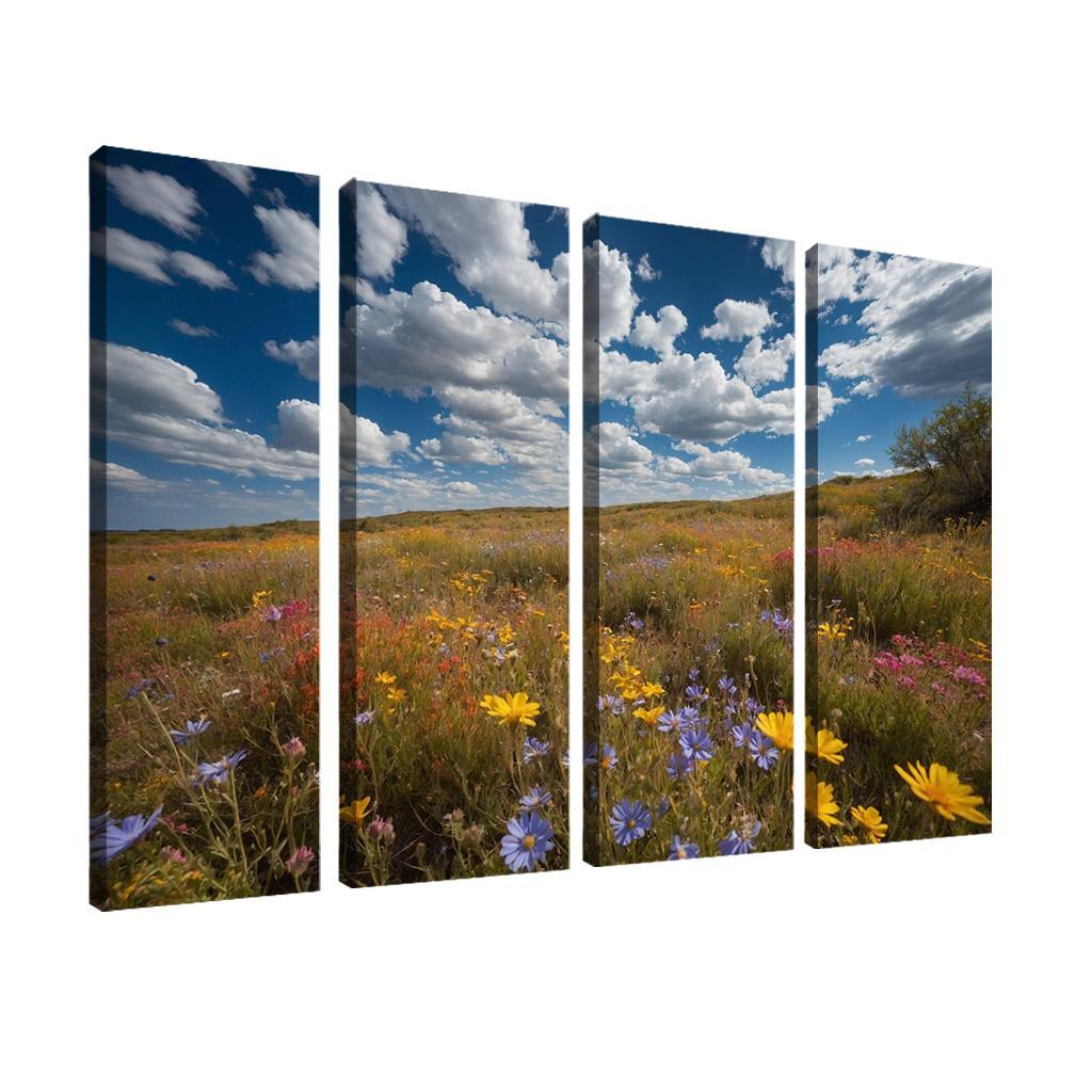 The Azure Bliss Of Clear Skies Oil Paintings Frame