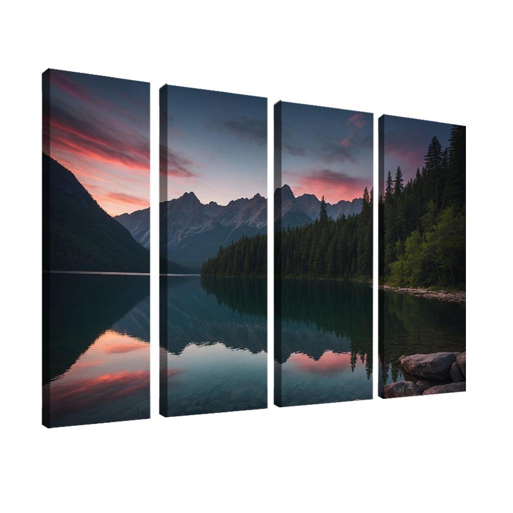 The Mystical Waters Of Twilight Lake Art Trends