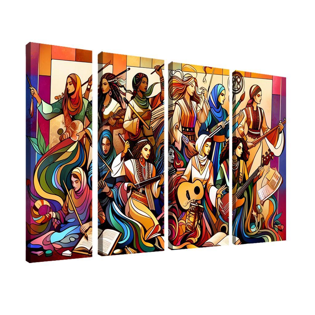 Gender Equity In Art Empowering Female Voices Custom Paintings Frame