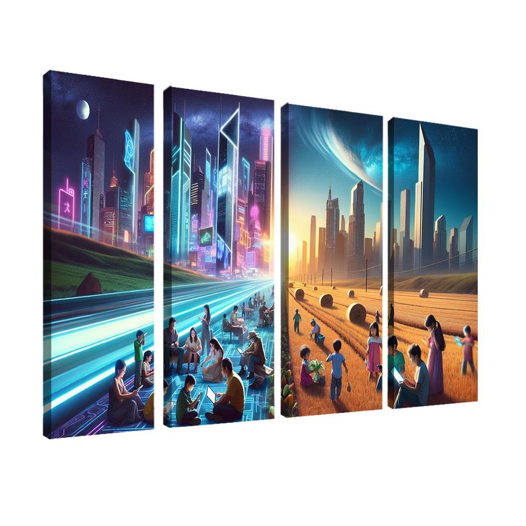 Digital Divide Bridging Access To Technology Art Trends