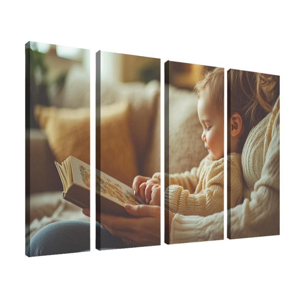 The Nurturing Touch A Mothers Loving Hands Canvas Paintings Frame