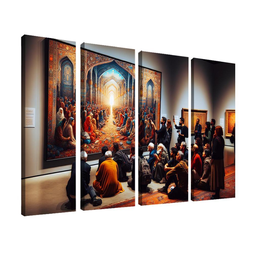 Threads Of Solidarity Art On Global Refugees Framed Paintings