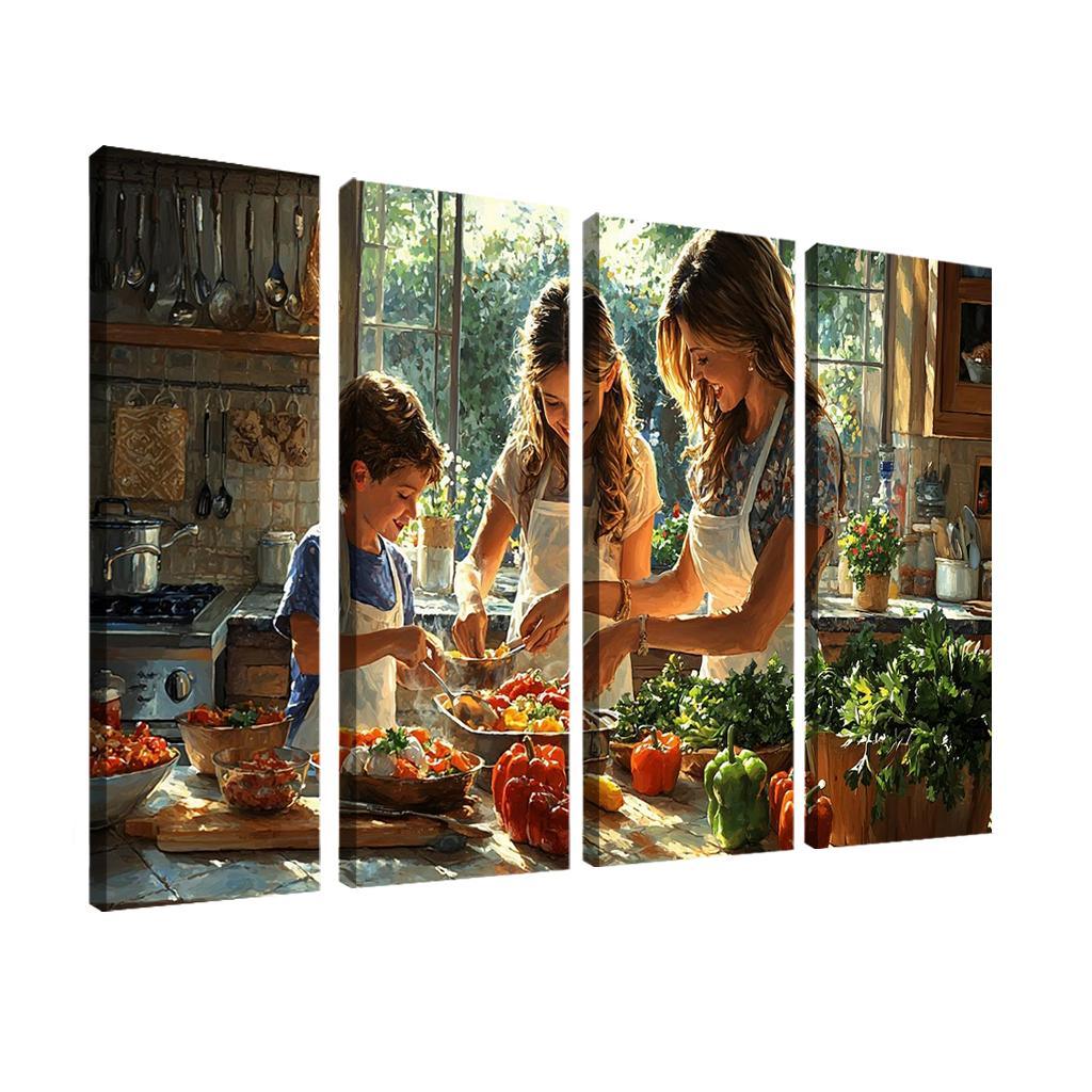 Moments In The Kitchen A Mothers Love Recipe Custom Paintings Frame