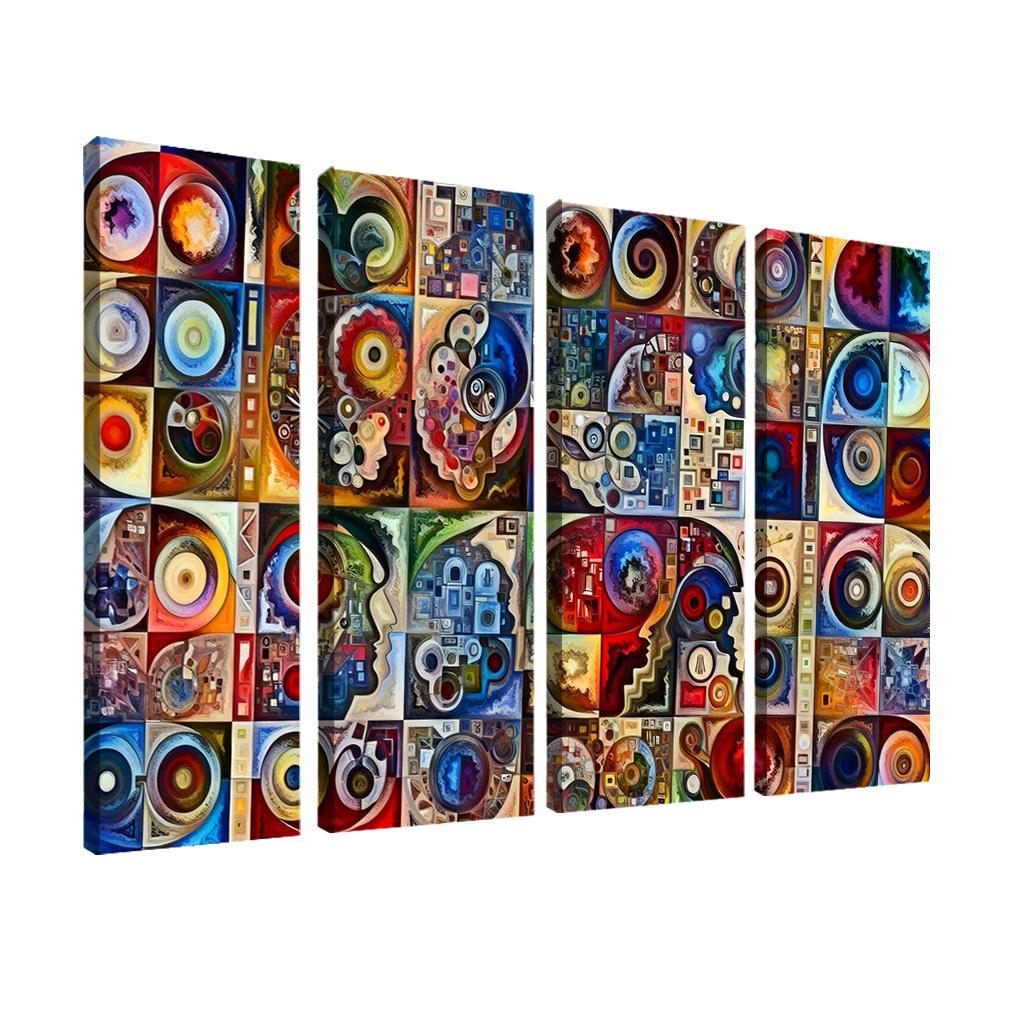 Crisis Of Identity Exploring Intersectionality Multi-panel Paintings