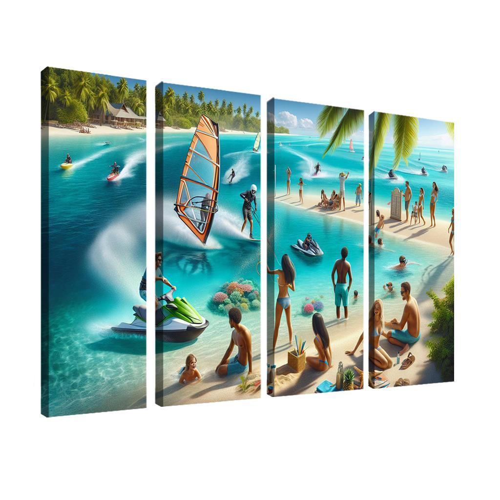 Coral Coast An Adventure Seeker's Dream Custom Paintings Frame