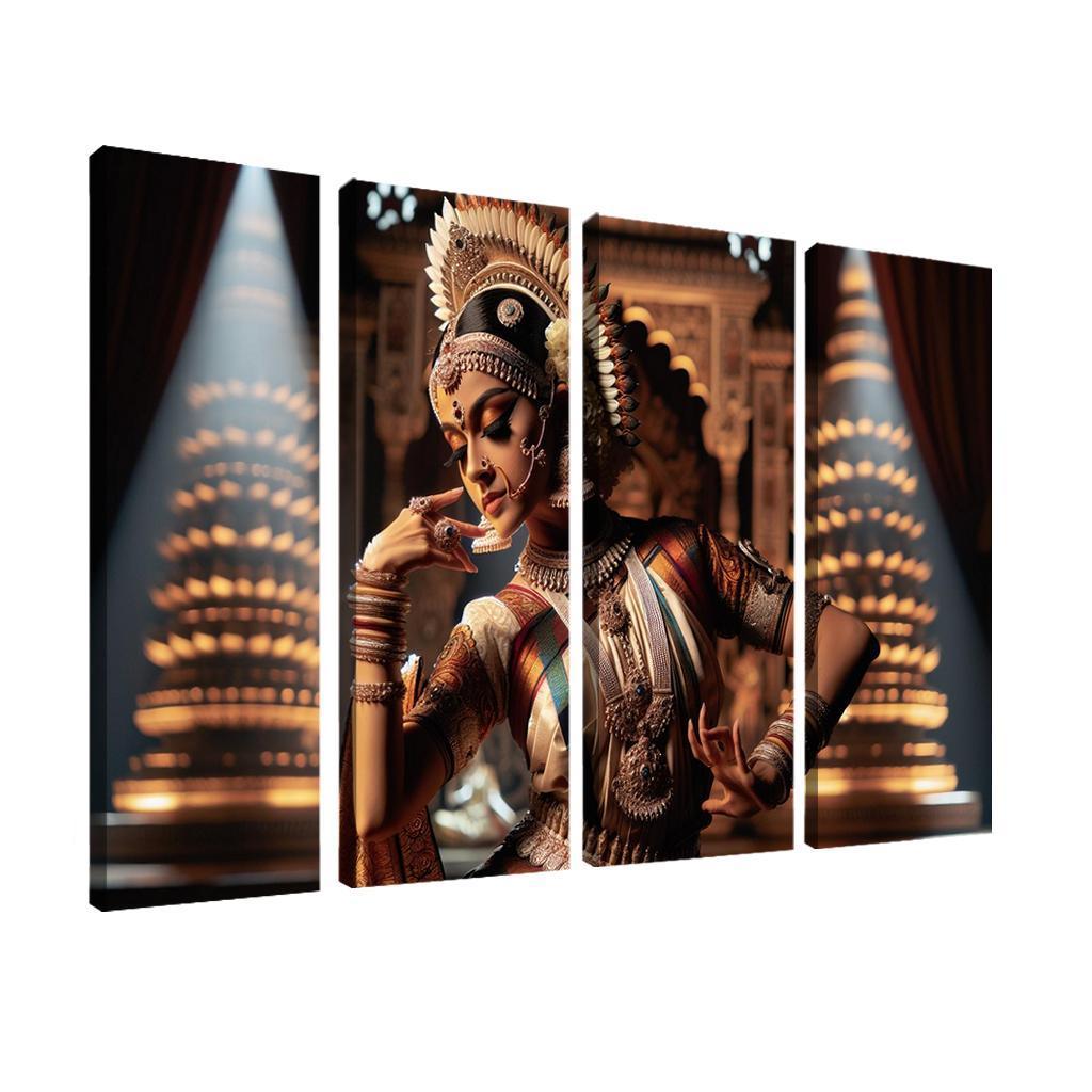 Bharatanatyam The Dance Of The Divine Modern Paintings Frame