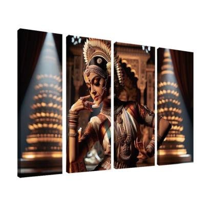 Bharatanatyam The Dance Of The Divine Modern Paintings Frame