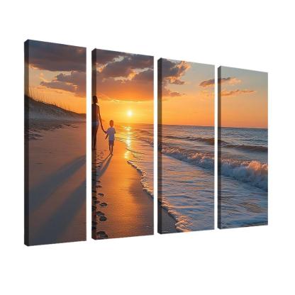 Footprints In The Heart A Mothers Journey Canvas Paintings Frame