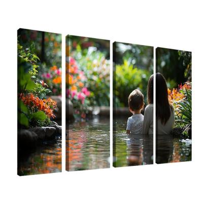 Reflections Of Love The Mirror Of Motherhood Custom Paintings Frame