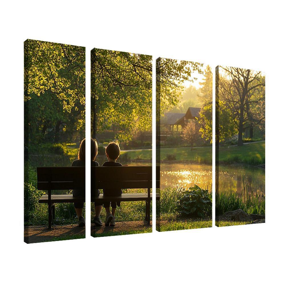 Moments Of Reflection A Mothers Wisdom Canvas Paintings Frame