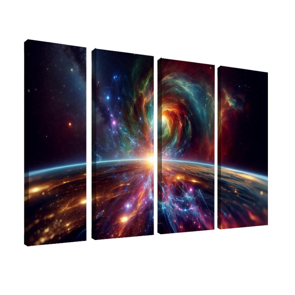 Investigating The Origins Of Cosmic Rays Abstract Paintings Frame