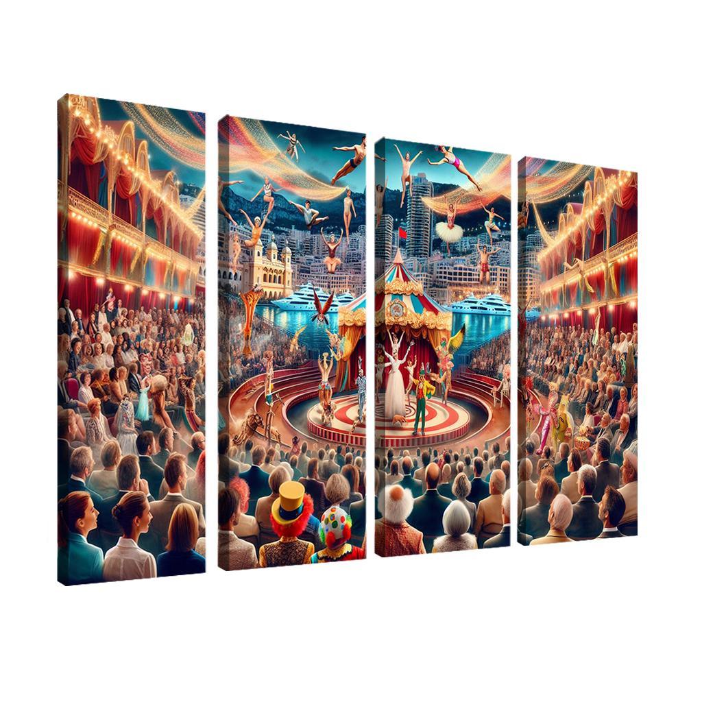 International Circus Festival - Monaco Framed Paintings