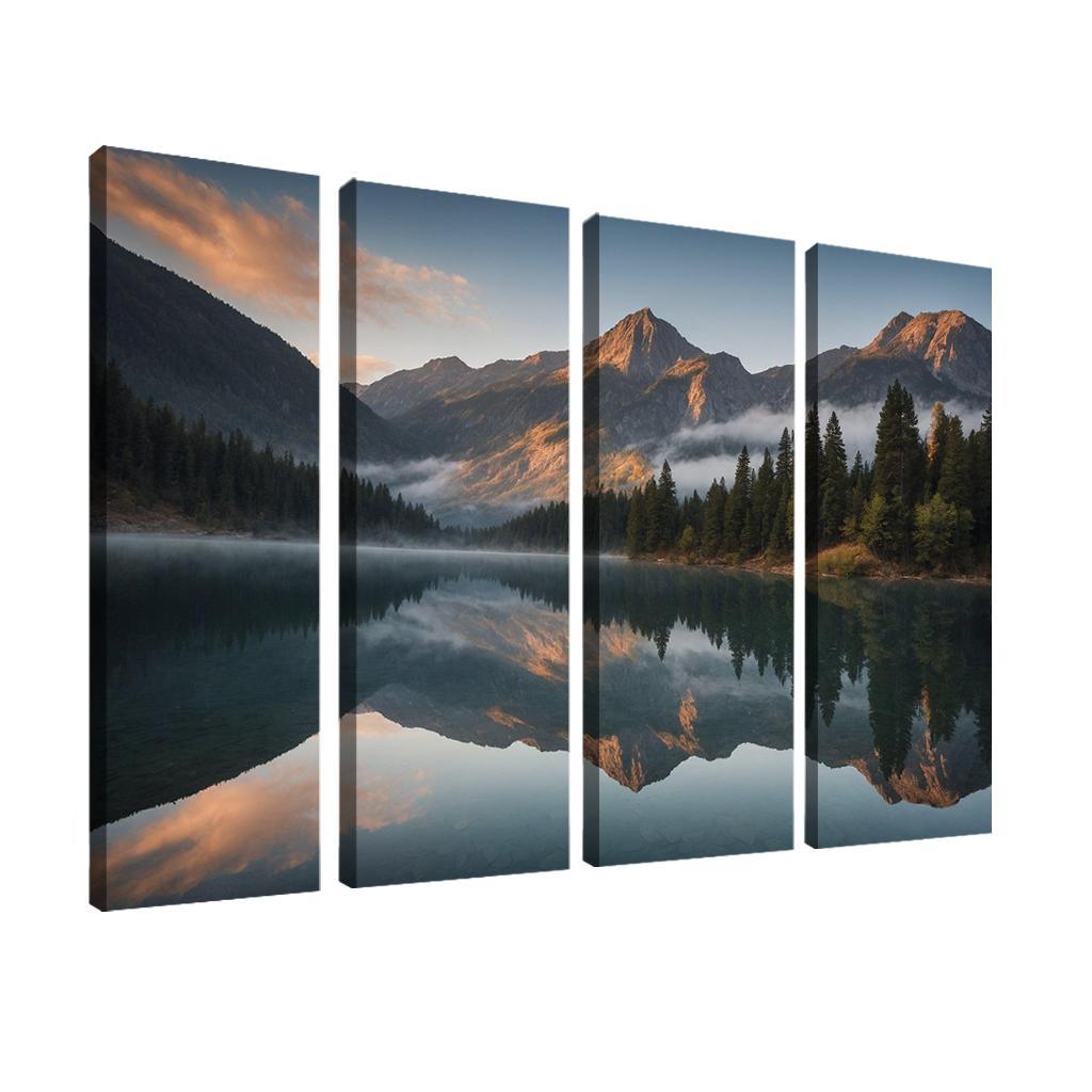 The Serene Reflection Of Glassy Lake Art Trends